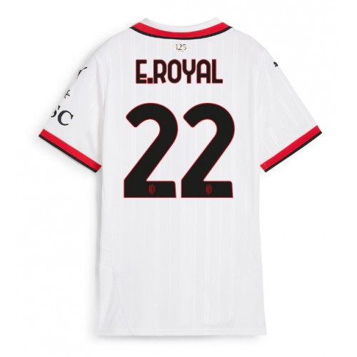 Fotballdrakt Dame AC Milan Emerson Royal #22 Bortedrakt 2024-25 Kortermet